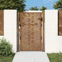 Thumbnail for Gartentor 105x130 cm Cortenstahl Quadratisches Design