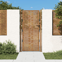 Thumbnail for Gartentor 105x205 cm Cortenstahl Quadratisches Design
