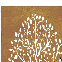 Thumbnail for Gartentor 105x130 cm Cortenstahl Baum-Design
