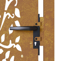 Thumbnail for Gartentor 105x155 cm Cortenstahl Baum-Design