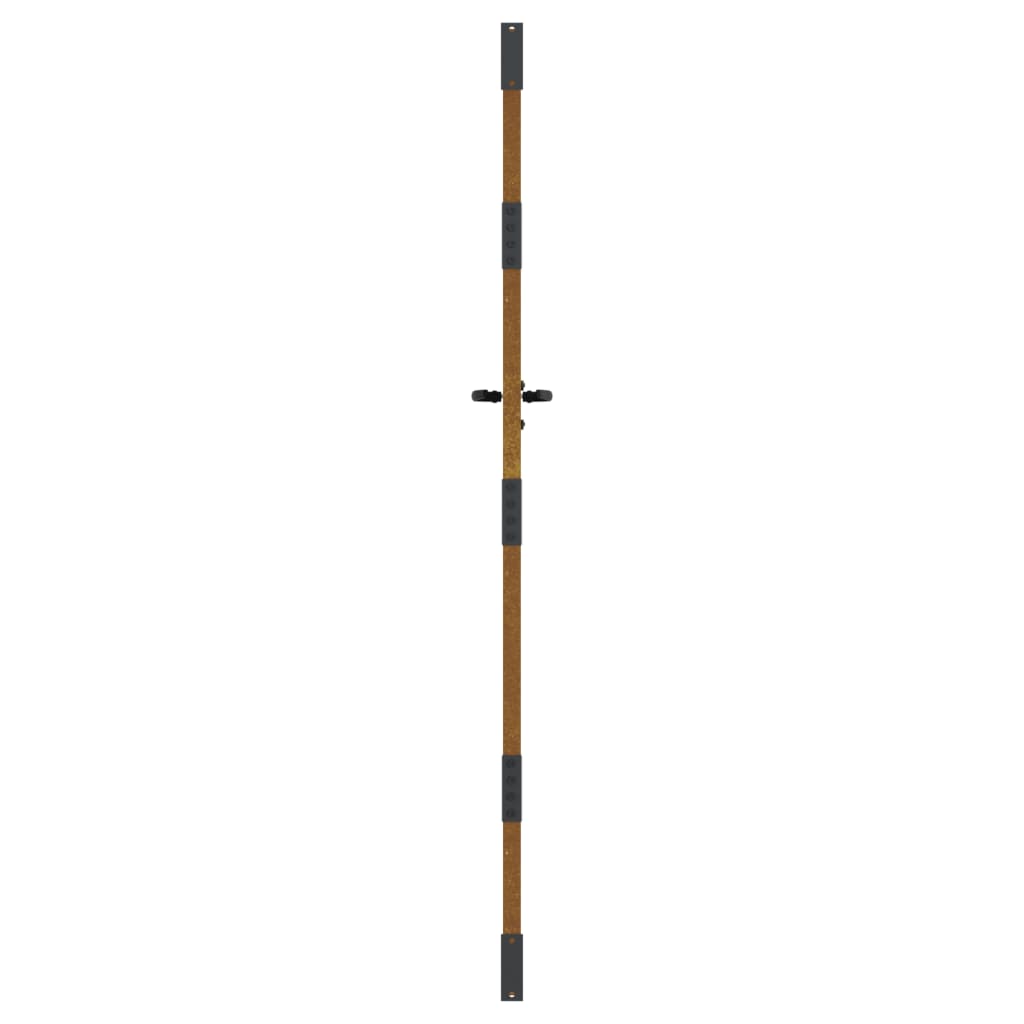 Gartentor 85x175 cm Cortenstahl Gras-Design