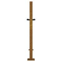 Thumbnail for Gartentor 105x105 cm Cortenstahl Gras-Design