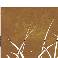 Thumbnail for Gartentor 105x105 cm Cortenstahl Gras-Design
