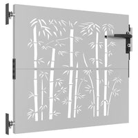 Thumbnail for Gartentor 85x100 cm Cortenstahl Bambus-Design