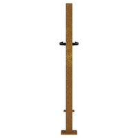 Thumbnail for Gartentor 105x80 cm Cortenstahl Bambus-Design
