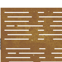 Thumbnail for Gartentor 85x100 cm Cortenstahl Quadratisches Design