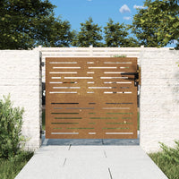Thumbnail for Gartentor 85x100 cm Cortenstahl Quadratisches Design