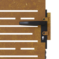 Thumbnail for Gartentor 85x125 cm Cortenstahl Quadratisches Design