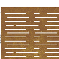 Thumbnail for Gartentor 85x125 cm Cortenstahl Quadratisches Design