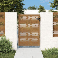 Thumbnail for Gartentor 85x125 cm Cortenstahl Quadratisches Design