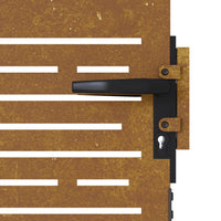 Thumbnail for Gartentor 85x150 cm Cortenstahl Quadratisches Design