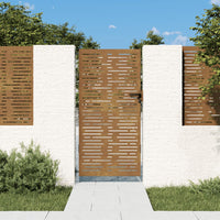 Thumbnail for Gartentor 85x175 cm Cortenstahl Quadratisches Design