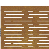 Thumbnail for Gartentor 105x155 cm Cortenstahl Quadratisches Design