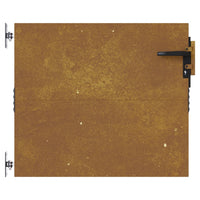 Thumbnail for Gartentor 85x75 cm Cortenstahl