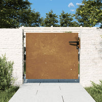 Thumbnail for Gartentor 85x100 cm Cortenstahl