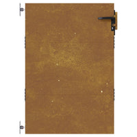 Thumbnail for Gartentor 85x125 cm Cortenstahl