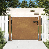 Thumbnail for Gartentor 105x105 cm Cortenstahl