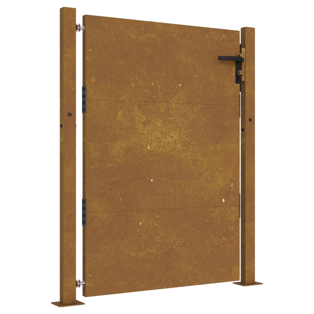 Gartentor 105x155 cm Cortenstahl