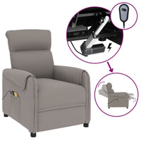 Thumbnail for Massagesessel Elektrisch Taupe Stoff