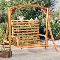 Thumbnail for Hollywoodschaukel Massivholz Fichte mit Teak-Finish