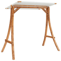 Thumbnail for Hollywoodschaukel mit Dach Massivholz Fichte mit Teak-Finish