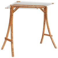 Thumbnail for Hollywoodschaukel mit Dach Massivholz Fichte mit Teak-Finish