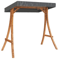 Thumbnail for Hollywoodschaukel mit Dach Massivholz Fichte mit Teak-Finish