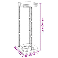 Thumbnail for Müllsackständer 2 Stk. Schwarz und Blau 120 L PP