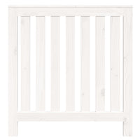 Thumbnail for Heizkörperverkleidung Weiß 79,5x19x84 cm Massivholz Kiefer