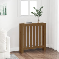 Thumbnail for Heizkörperverkleidung Honigbraun 79,5x19x84cm Massivholz Kiefer