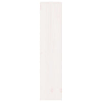 Thumbnail for Heizkörperverkleidung Weiß 79,5x19x84 cm Massivholz Kiefer