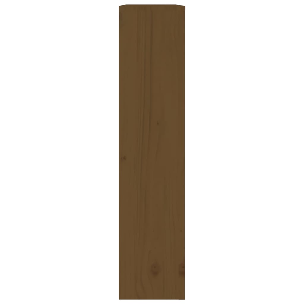 Heizkörperverkleidung Honigbraun 79,5x19x84cm Massivholz Kiefer