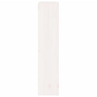 Thumbnail for Heizkörperverkleidung Weiß 108,5x19x84 cm Massivholz Kiefer