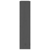 Thumbnail for Heizkörperverkleidung Grau 108,5x19x84 cm Massivholz Kiefer