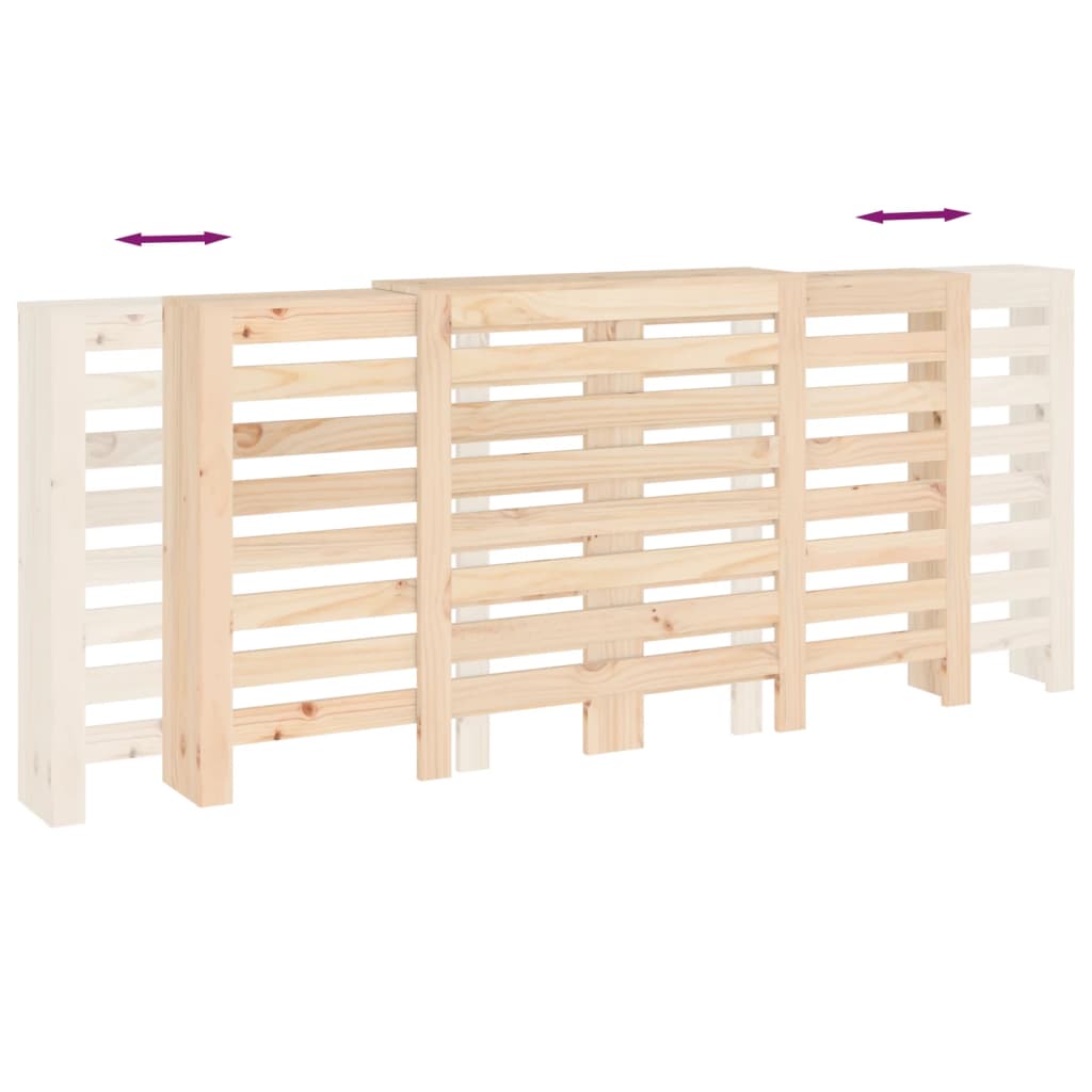 Heizkörperverkleidung 210x21x85 cm Massivholz Kiefer