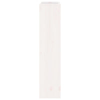 Thumbnail for Heizkörperverkleidung Weiß 210x21x85 cm Massivholz Kiefer