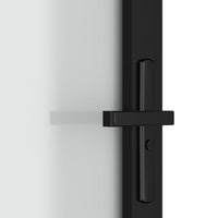 Thumbnail for Innentür 76x201,5 cm Schwarz Mattglas und Aluminium