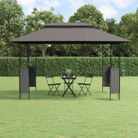 Thumbnail for Pavillon mit Dach Anthrazit 400x300x270 cm Stahl