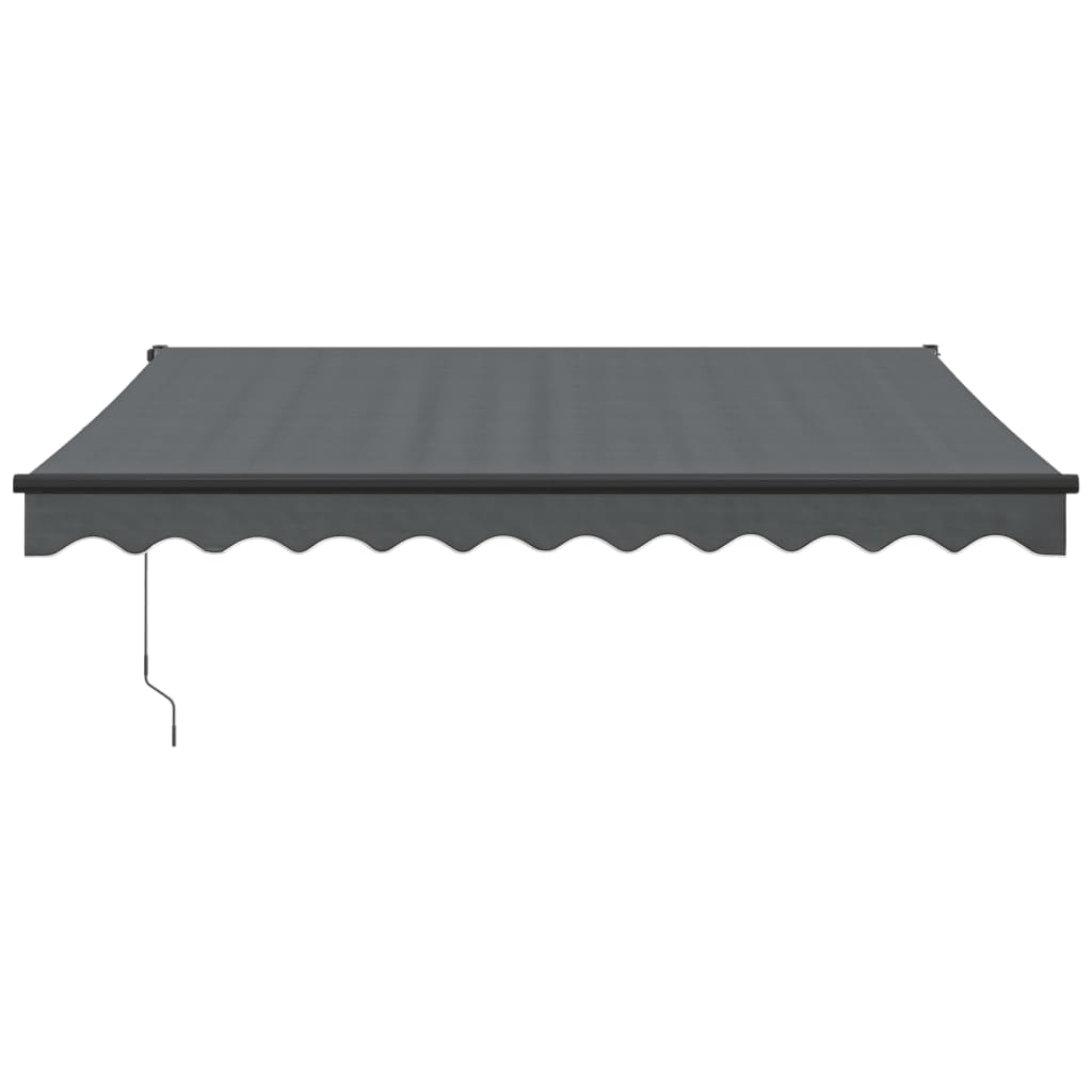 Gelenkarmmarkise Anthrazit 3x2,5 m Stoff und Aluminium