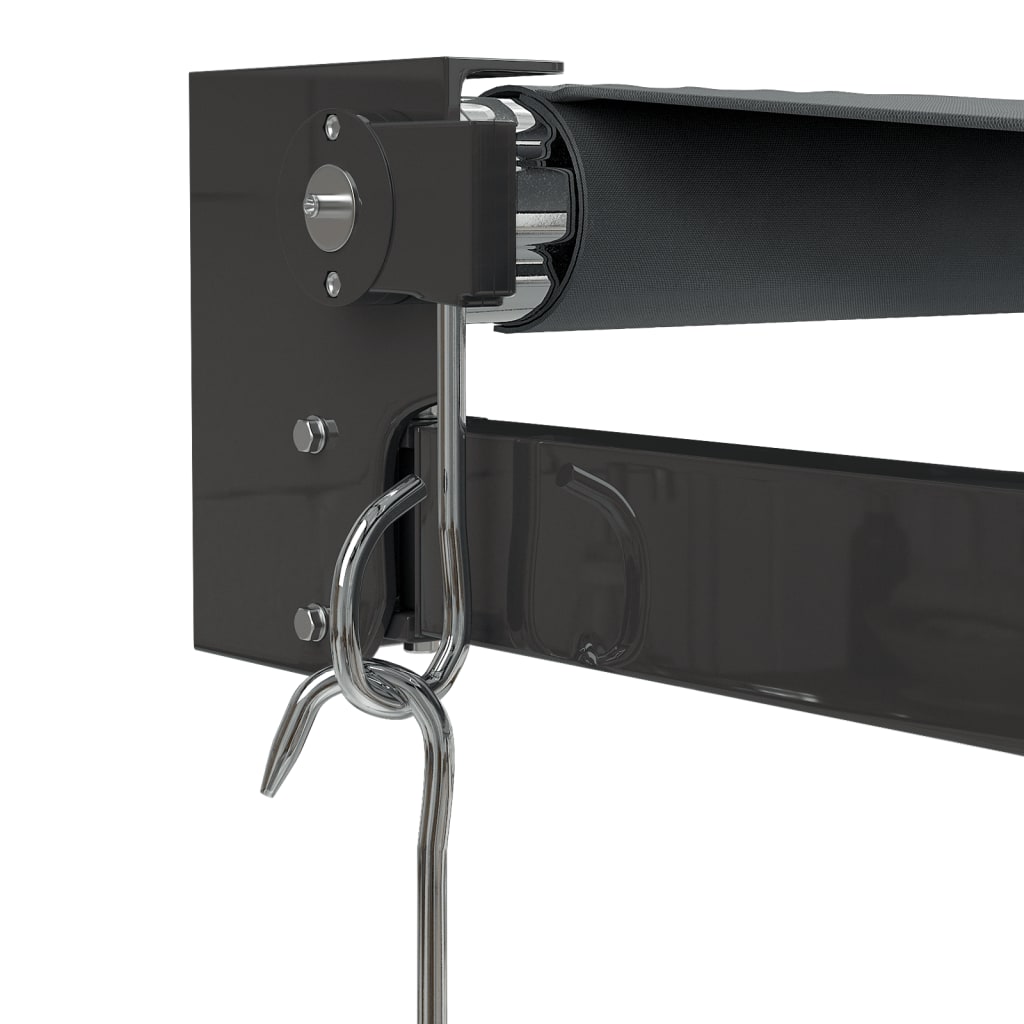 Gelenkarmmarkise Anthrazit 3x2,5 m Stoff und Aluminium