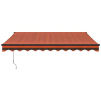 Thumbnail for Gelenkarmmarkise Orange und Braun 3,5x2,5 m Stoff und Aluminium