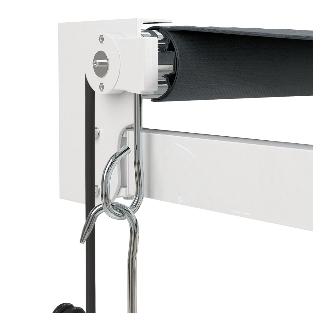 Gelenkarmmarkise Anthrazit 3x2,5 m Stoff und Aluminium