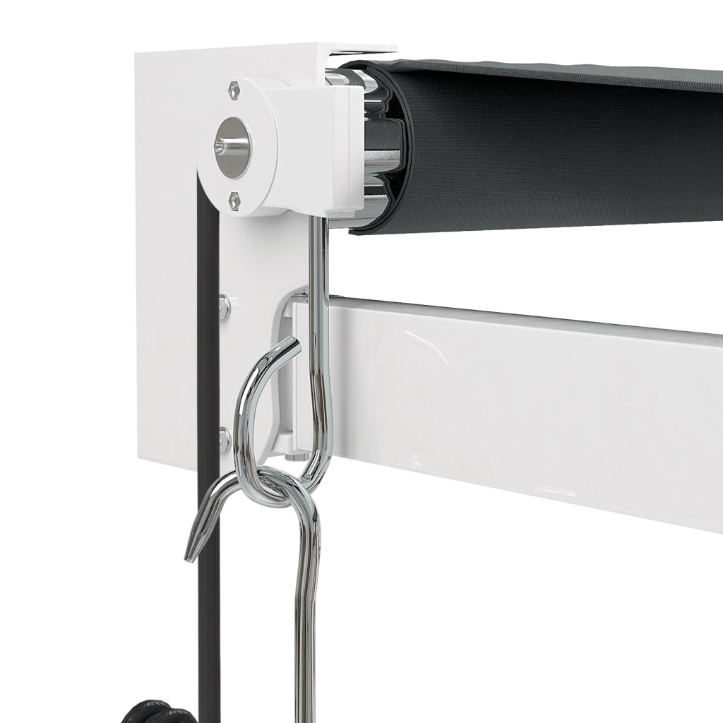 Gelenkarmmarkise Anthrazit 3,5x2,5 m Stoff und Aluminium