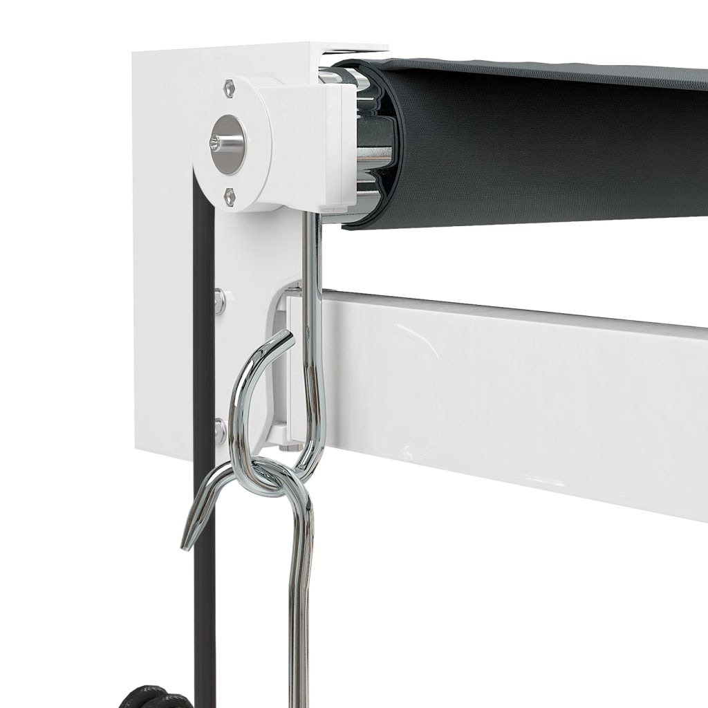Gelenkarmmarkise Anthrazit 4,5x3 m Stoff und Aluminium