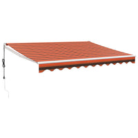 Thumbnail for Gelenkarmmarkise Orange und Braun 3,5x2,5 m Stoff und Aluminium