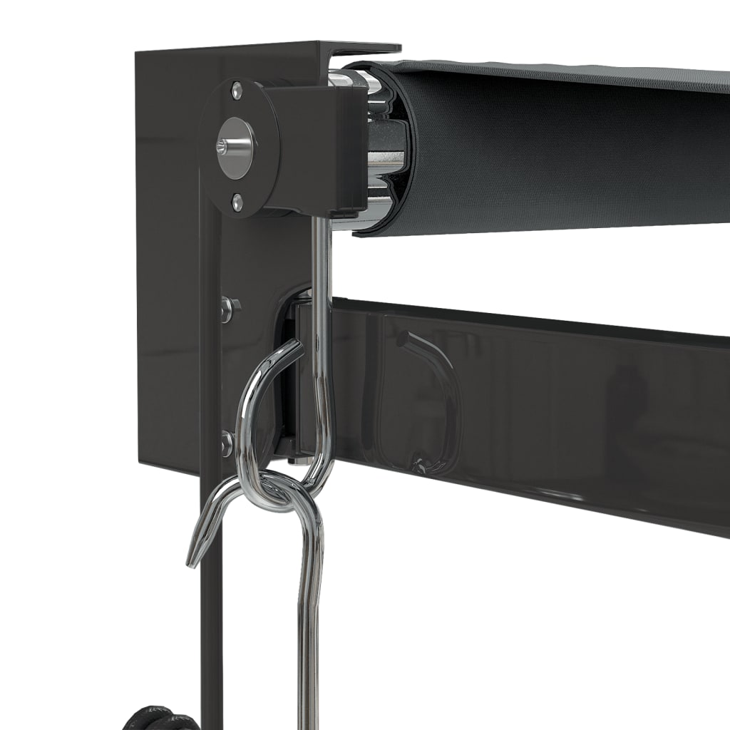 Gelenkarmmarkise Anthrazit 3x2,5 m Stoff und Aluminium