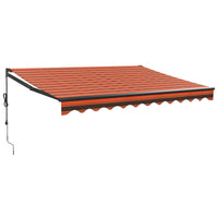 Thumbnail for Gelenkarmmarkise Orange und Braun 3x2,5 m Stoff und Aluminium