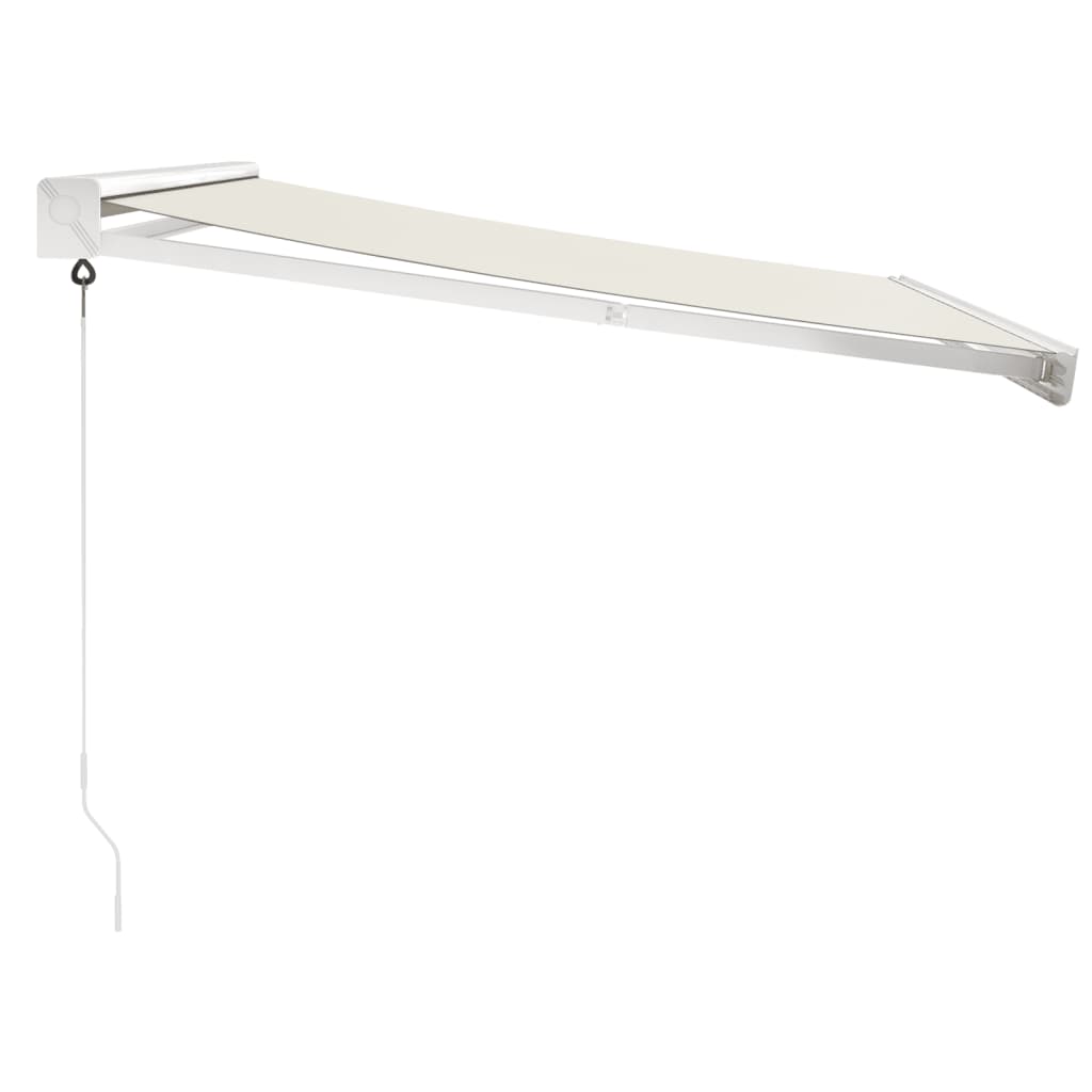 Gelenkarmmarkise Creme 3x2,5 m Stoff und Aluminium