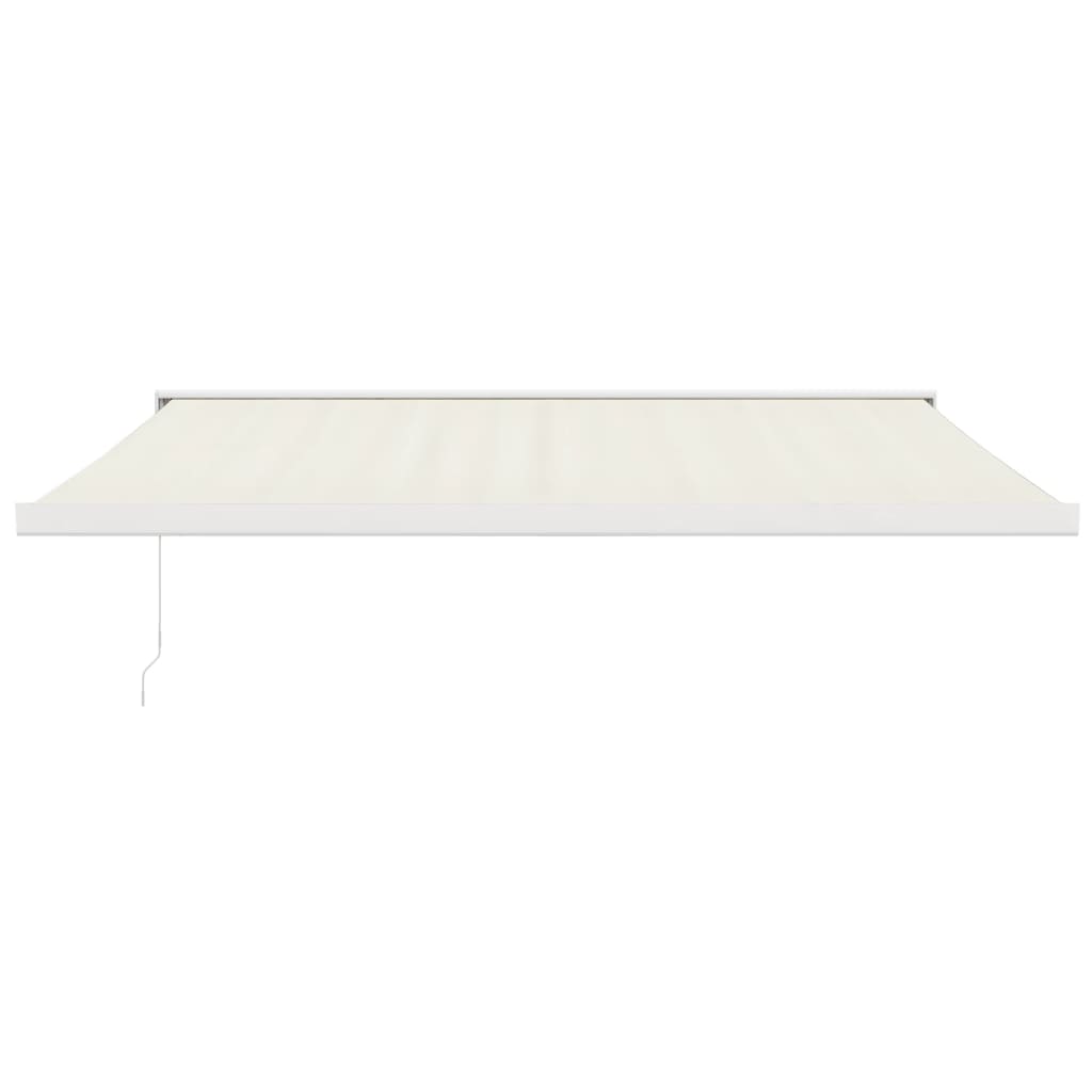 Gelenkarmmarkise Creme 4,5x3 m Stoff und Aluminium
