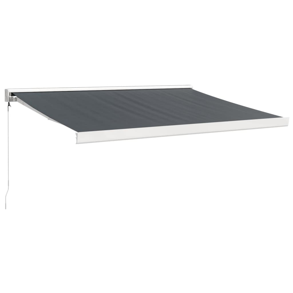 Gelenkarmmarkise Anthrazit 3x2,5 m Stoff und Aluminium